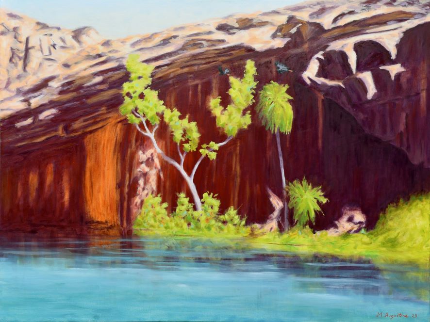 Waanyi Peoples homeland 76x101cm $1500